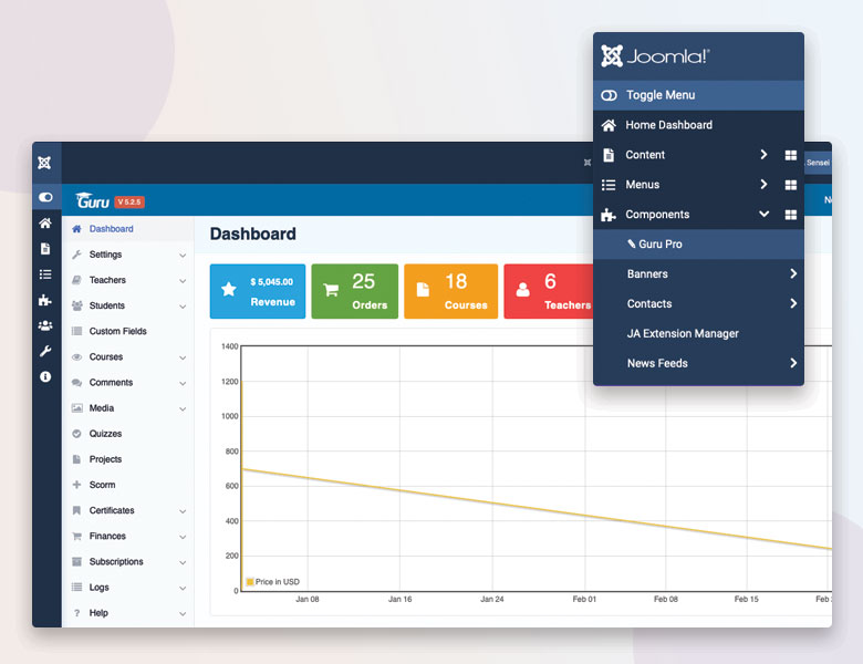 Joomla 4 lm extension