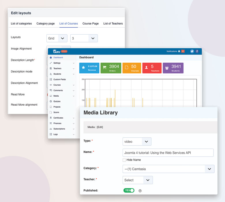 guru-joomla-lms-extension-backend-improvements