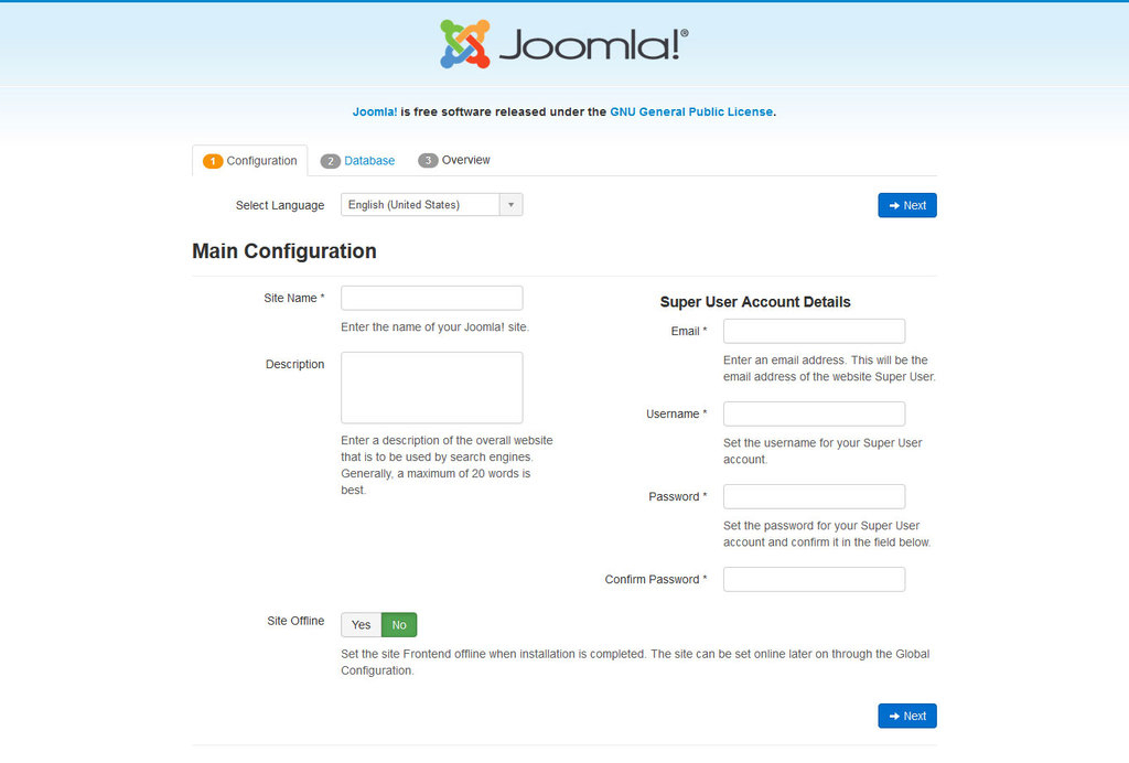 joomla-main-configuration